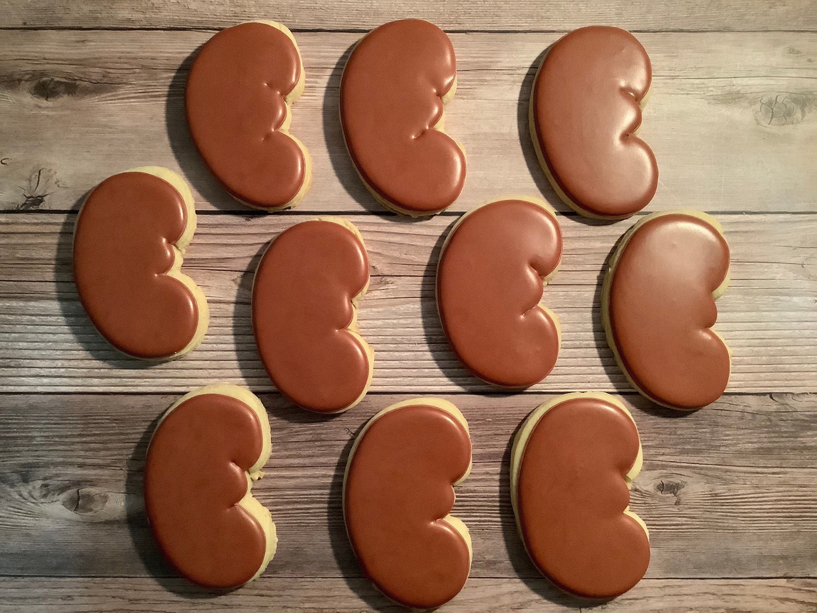 Kidney Awareness Cookies. Anatomical Kidney Cookies Etsy