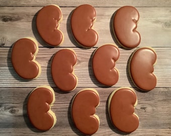 Kidney Awareness Cookies. Anatomical Kidney Cookies