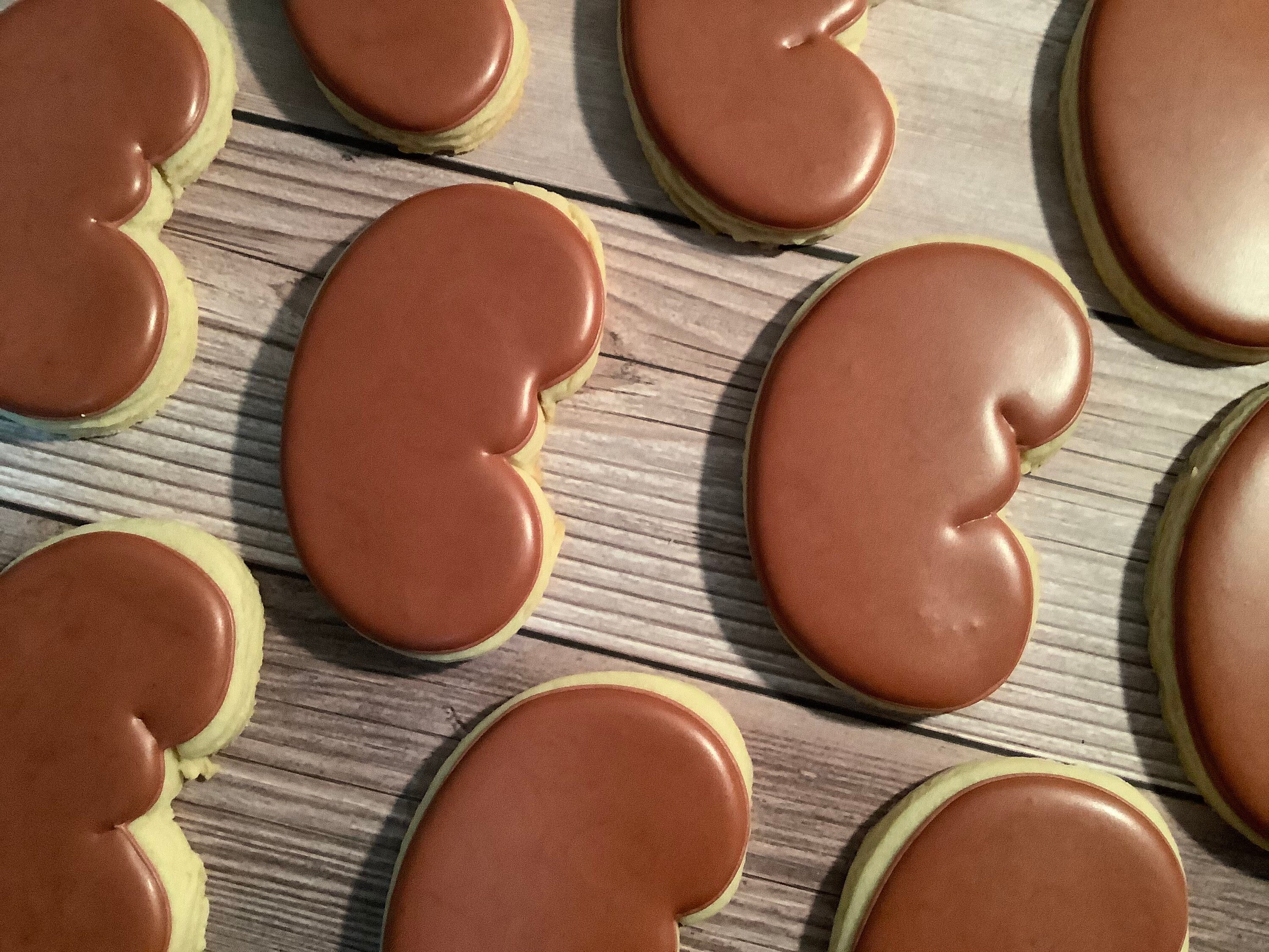 Kidney Awareness Cookies. Anatomical Kidney Cookies | Etsy