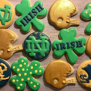 Notre Dame Sugar Cookies