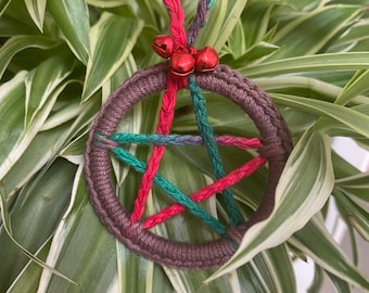 Pentagram Tree Decoration | Yule |Winter Solstice | Christmas Tree |  Star | Pagan | Wicca | Woodland | Magick | cottagecore