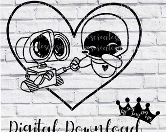 Eve And Wall E Etsy Eve And Wall E Etsy
