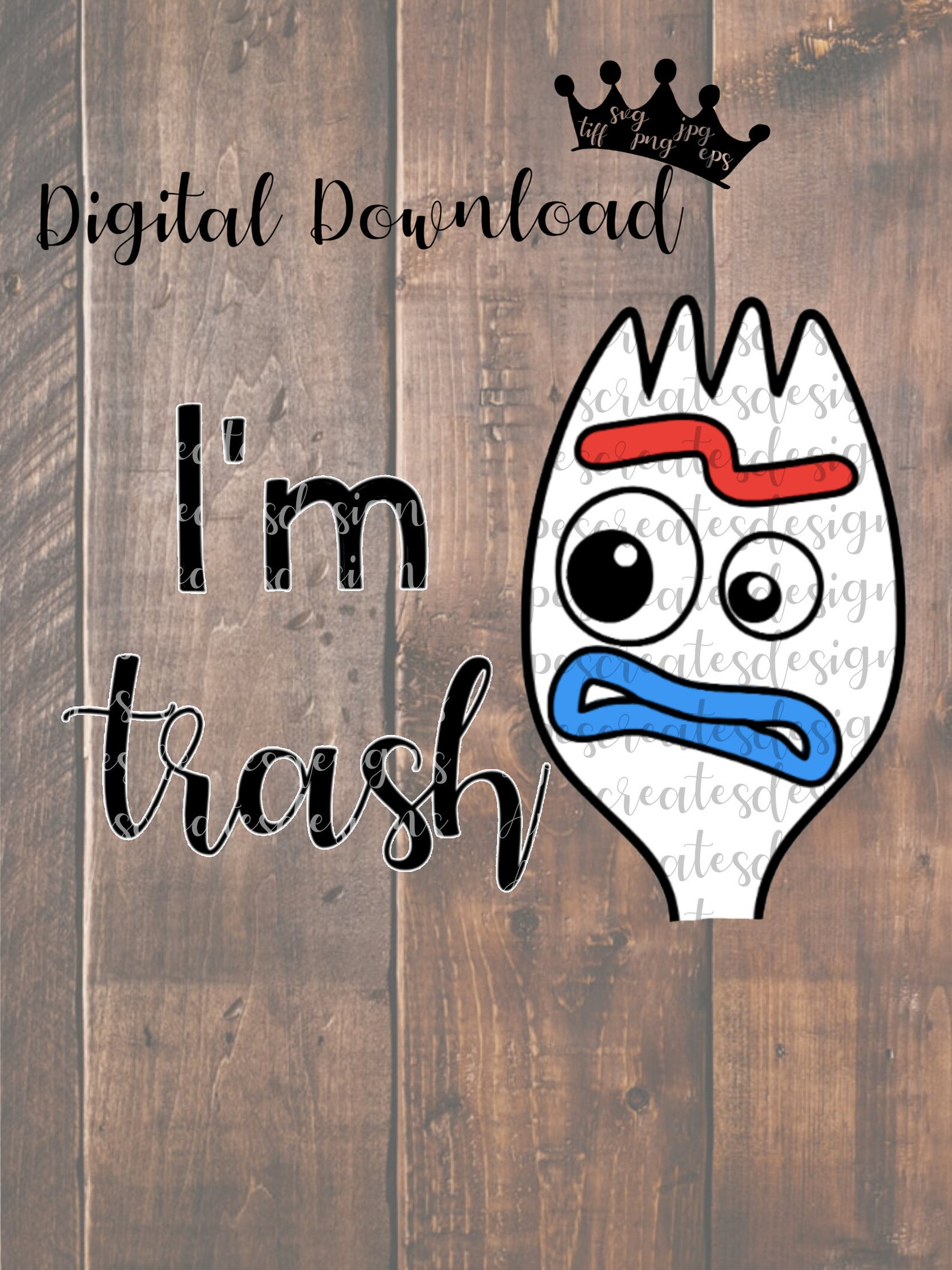 forky im trashed