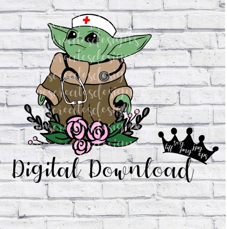 Download Baby Alien Child Nurse Disney Inspired star wars SVG png ...