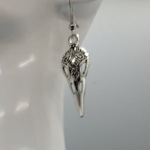 Raven Skull Earrings