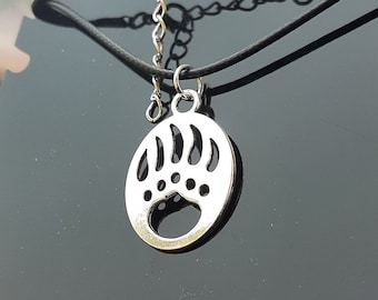 Large Bear Paw Necklace