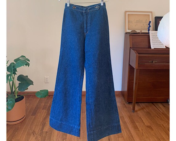 Vintage 70s Chemin De Fer Bellbottom Jeans