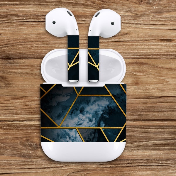 Geometric Marble AirPods Skin Wrap Abstract Apple Air Pod 1 2 Decal AirPod Sticker Earphones Label Anti Theft AirPod Vinyl AirPod Pro Decal