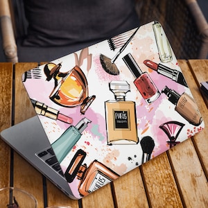 Cosmetic Laptop Skin Girl Print Notebook Vinyl Decal Dell Hp Lenovo Asus Chromebook Acer Laptop Decal Cover Skins For Any Laptop Stickers