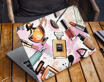 Cosmetic Laptop Skin Girl Print Notebook Vinyl Decal Dell Hp Lenovo Asus Chromebook Acer Laptop Decal Cover Skins For Any Laptop Stickers