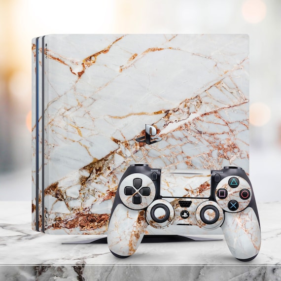 PS5 skin gold ps4 skin ink ps4 skin white ps4 skin marble PS5 Slim Sticker  ps4 classic console decal PS4 Pro Sticker PS4 Pro sticker wrap