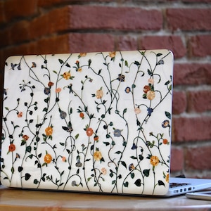 Flor macbook pele macbook 12 polegada adesivo cobertura completa trepadeira macbook retina 13 macbook pro 15 pele macbook air 13 adesivo novo portátil
