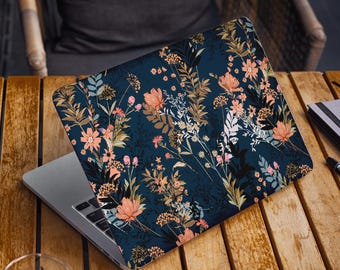 Floral Laptop Skin Sticker Name Notebook Vinyl Decal Dell Hp Lenovo Asus Chromebook Acer Laptop Decal Cover Skins For Any Laptop Stickers