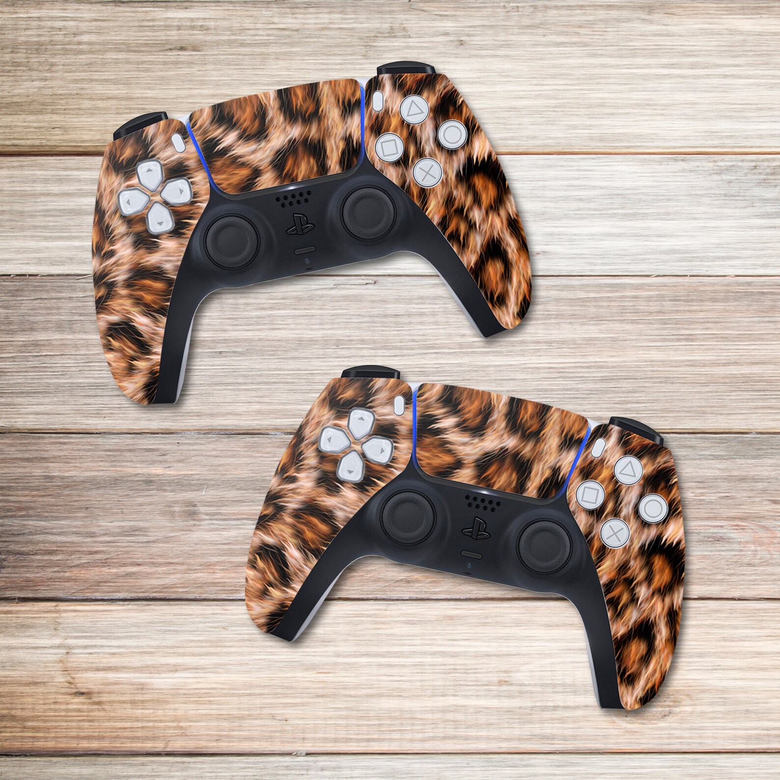PS5 Skin Brown Leather PS4 Skin Leopard PS4 Skin Animal