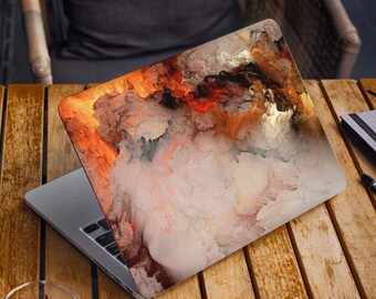 Brown Marble Laptop Skin Sticker Notebook Vinyl Decal Dell Hp Lenovo Asus Chromebook Acer Laptop Decal Cover Skins For Any Laptop Stickers