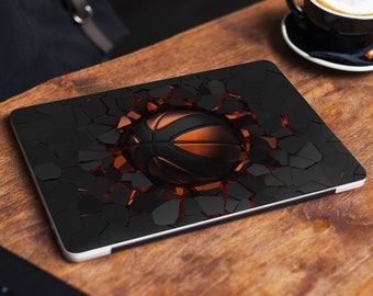 Baloncesto Portátil Skin ball in the wall Notebook Decal Dell Hp Lenovo Asus Chromebook Acer Laptop Decal Cover Skins For Any Laptop Stickers
