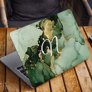 Marble Laptop Skin Sticker Name Notebook Vinyl Decal Dell Hp Lenovo Asus Chromebook Acer Laptop Decal Cover Skin For Any Laptop Sticker