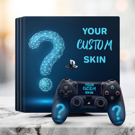 PS4 PRO Console Personalised Custom Skin Decal Vinal Sticker + 2 Controller  Skins Set