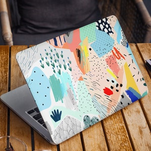 Floral Laptop Skin Sticker Abstract Pattern Vinyl Decal Dell Hp Lenovo Asus Chromebook Acer Laptop Decal Cover Skins For Any Laptop Stickers image 1