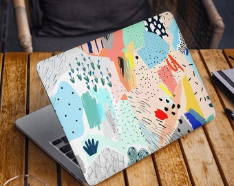 Floral Laptop Skin Sticker Abstract Pattern Vinyl Decal Dell Hp Lenovo Asus Chromebook Acer Laptop Decal Cover Skins For Any Laptop Stickers