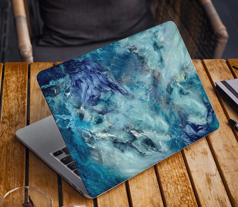 Blue Marble Laptop Skin Sticker Notebook Vinyl Decal Dell Hp | Etsy