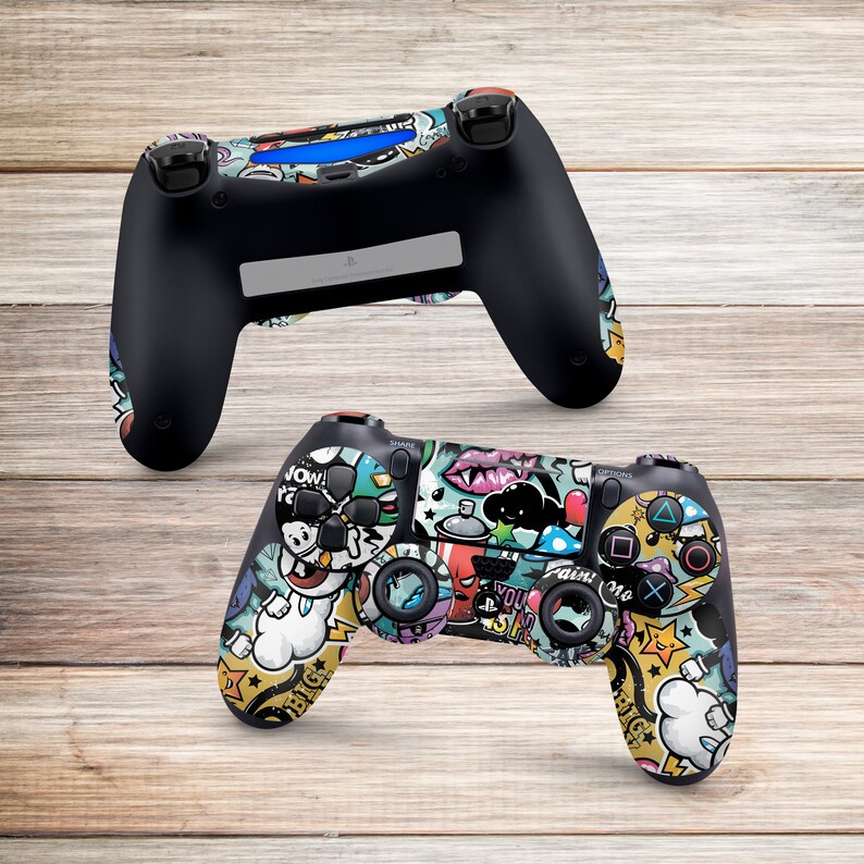 PS5 Skin Art Pattern PS4 Skin Cartoons PS4 Skin Graffiti PS4 PS4 Pro ...
