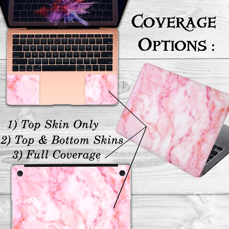 Floral Laptop Skin Sticker Abstract Pattern Vinyl Decal Dell Hp Lenovo Asus Chromebook Acer Laptop Decal Cover Skins For Any Laptop Stickers image 2