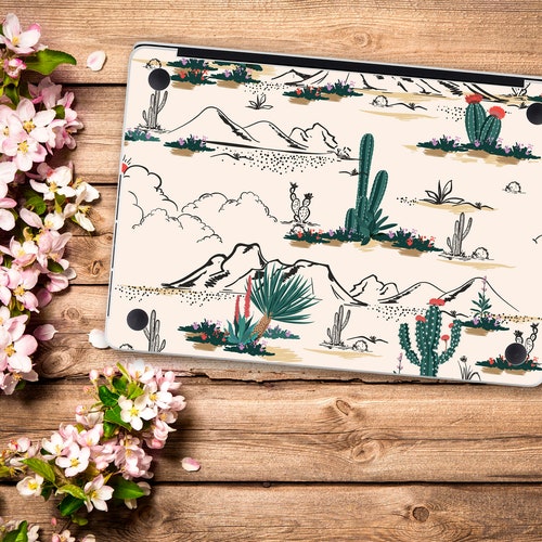 Desert Laptop Skin Macbook Air 13 Cactus Skin Macbook Pro Etsy
