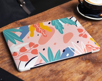 Floral Laptop Skin Sticker Abstract Pattern Vinyl Decal Dell Hp Lenovo Asus Chromebook Acer Laptop Decal Cover Skins For Any Laptop Stickers