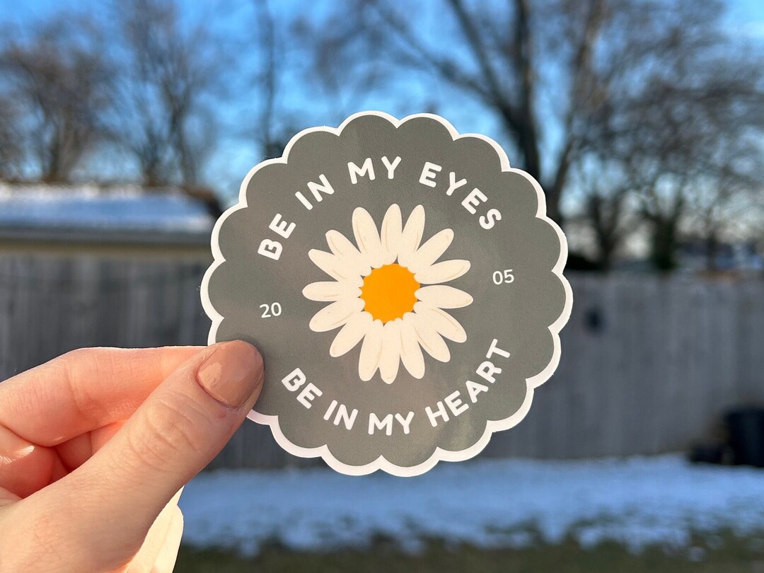 Lumineers Flowers in Your Hair Lyrics Glossy Vinyl Sticker Etsy