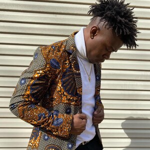 African print blazer for man image 3