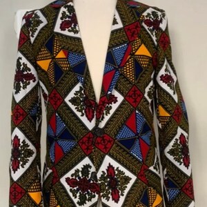 Afrikanischer Print Blazer für Männer Bild 5