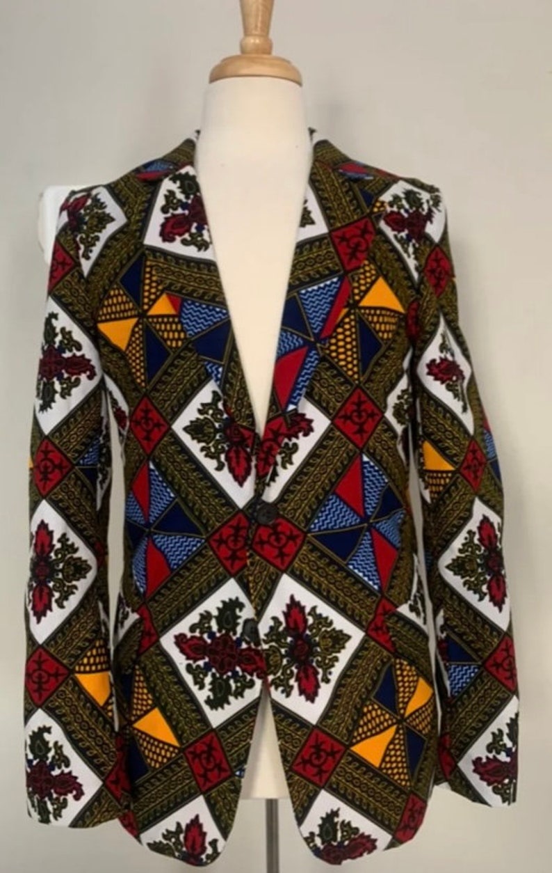 African print blazer for man image 5