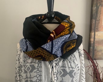 Infinity scarf:African print scarf/African print shawl