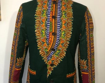 Chaqueta de hombre estampado africano / chaqueta de hombre estampado africano /