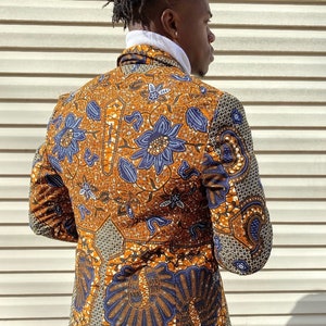 Afrikanischer Print Blazer für Männer Bild 4