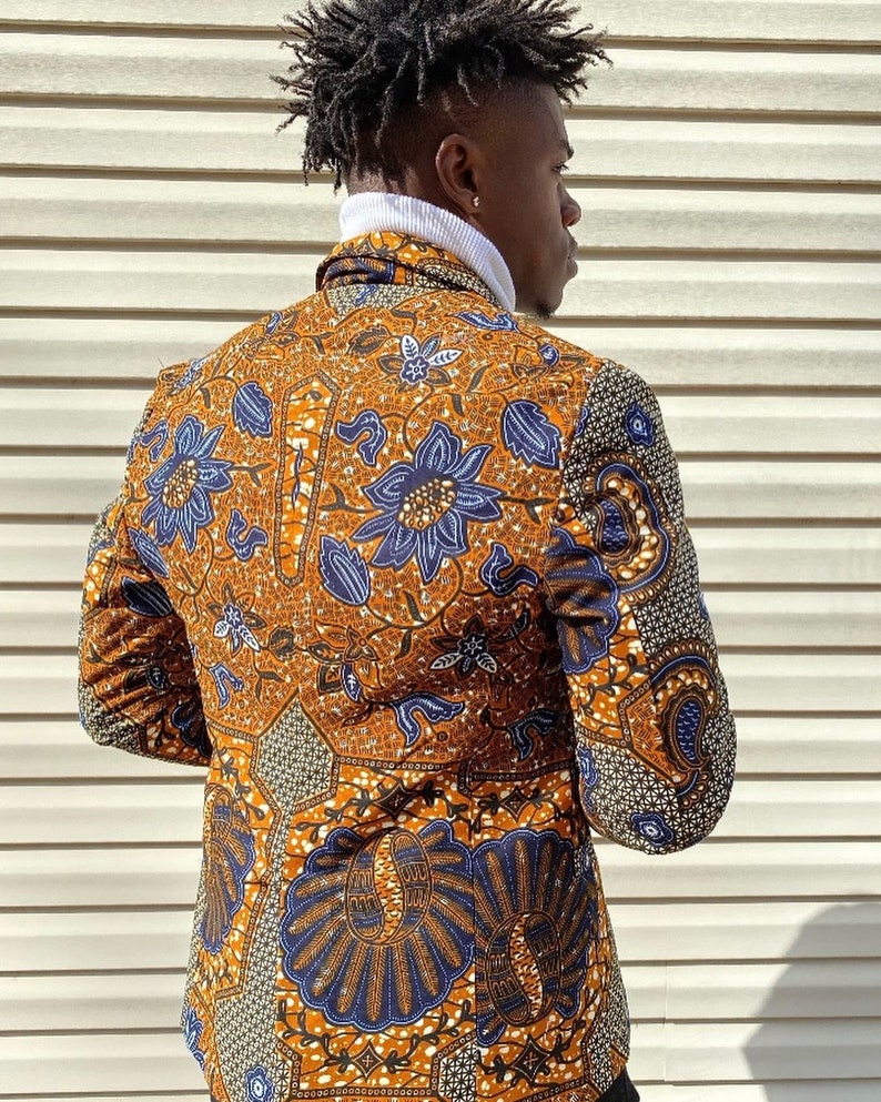 African print blazer for man image 4