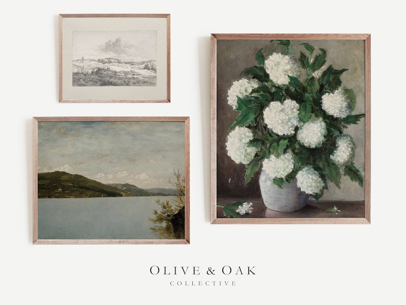 French Country Gallery Wall Print SET / Vintage European Art PRINTABLE / #G44 image 3