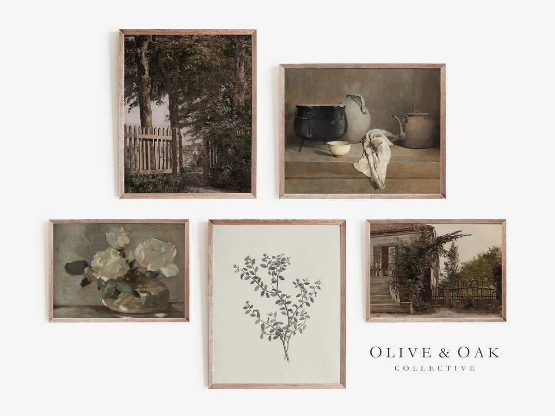 Neutral Art Print SET / French Country Gallery Wall Set / Vintage Decor ...