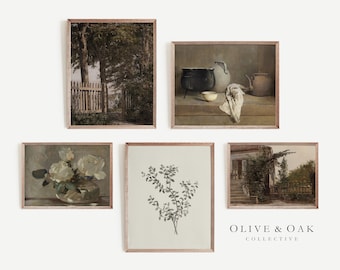 Neutral Art Print SET / French Country Gallery Wall Set / Vintage Decor PRINTABLE / #G38