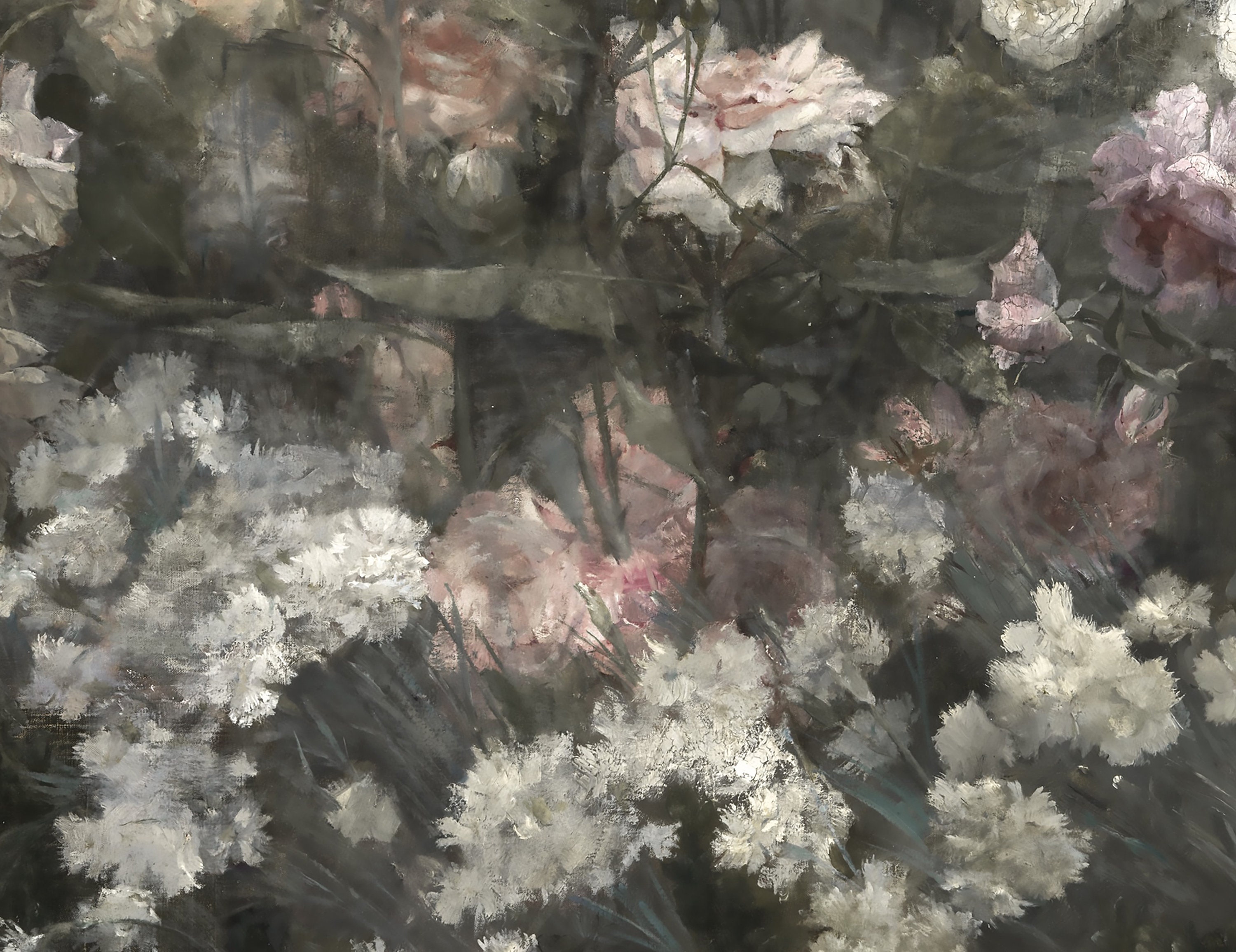 Moody Vintage Floral Print / Rose Garden Oil Painting PRINTABLE / #43 ...