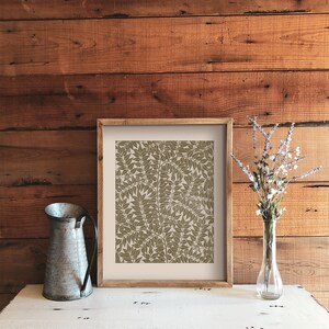 Botanische Wandkunst / DRUCKBARE Musterkunst / Erdfarbenes Dekor / Herunterladbares Kunstwerk / #498 Bild 6