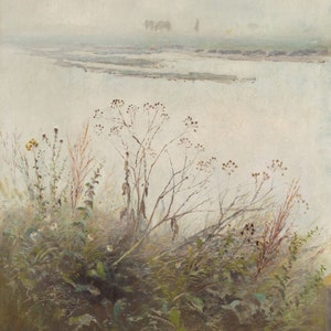 Pintura de paisaje silenciada / Impresión de naturaleza vintage IMPRIMIBLE / #66 imagen 3