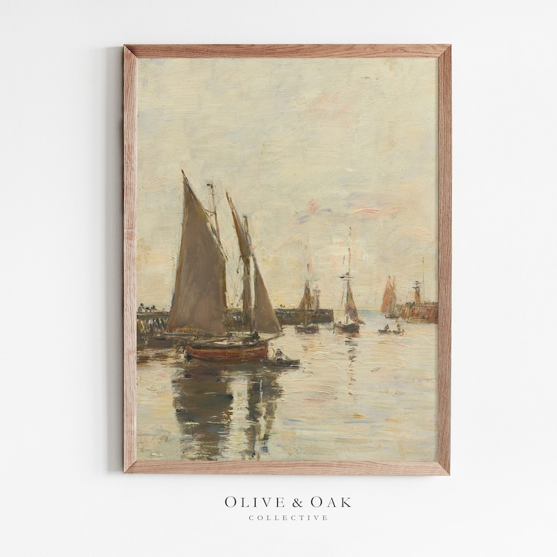 Old Ship Painting - Etsy
