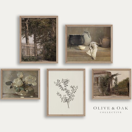 Rustic Gallery Wall Print SET / Cabin Decor Wall Art PRINTABLE Etsy