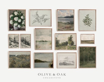 French Country Gallery Wall Print SET / Vintage European Art PRINTABLE / #G44
