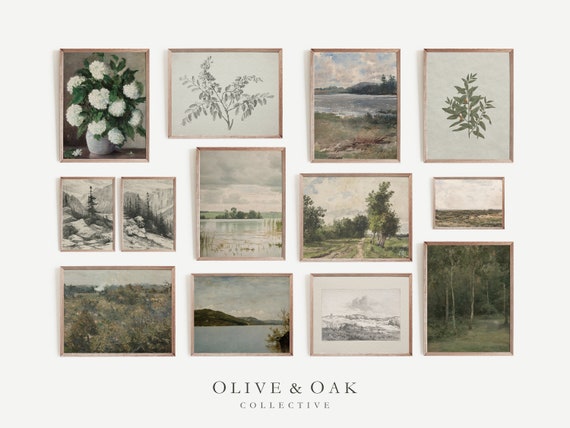 French Country Gallery Wall Print SET / Vintage European Art PRINTABLE / #G44