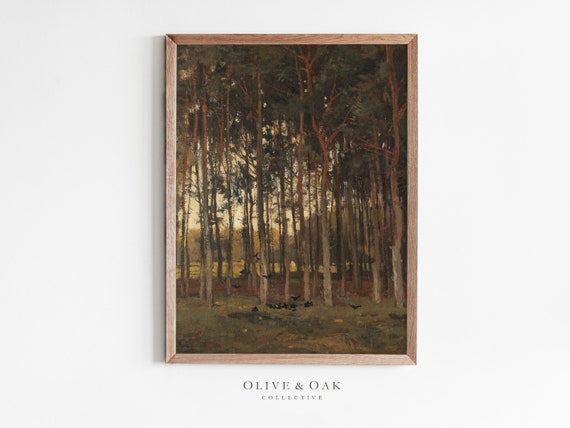 Fall Art Prints / Printable Autumn Artwork / Landscape Painting / Downloadable Artwork / #501