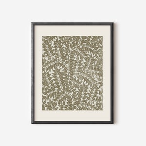 Botanische Wandkunst / DRUCKBARE Musterkunst / Erdfarbenes Dekor / Herunterladbares Kunstwerk / #498 Bild 4