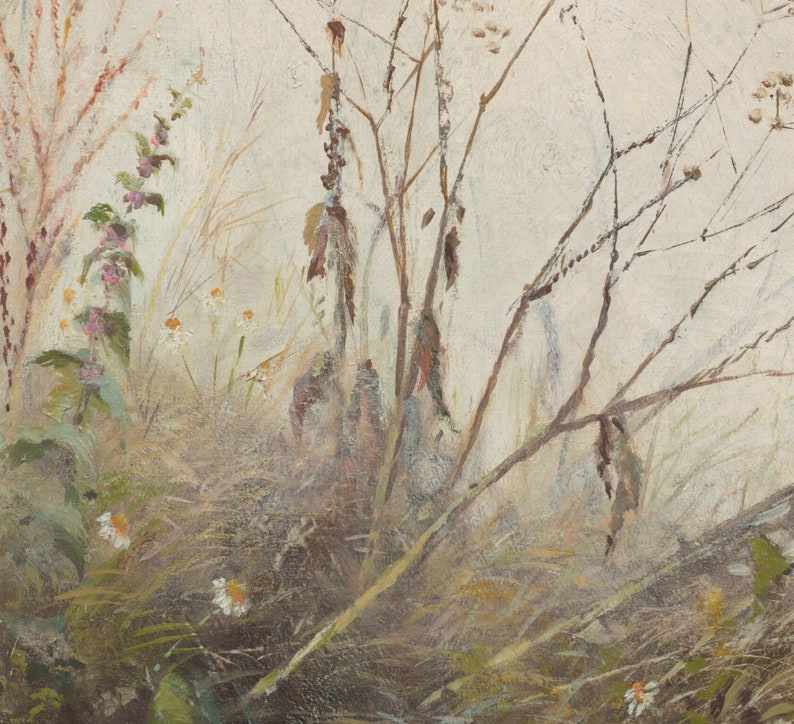 Pintura de paisaje silenciada / Impresión de naturaleza vintage IMPRIMIBLE / #66 imagen 5